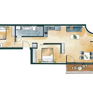 Apartment mit 2 Schlafzimmern